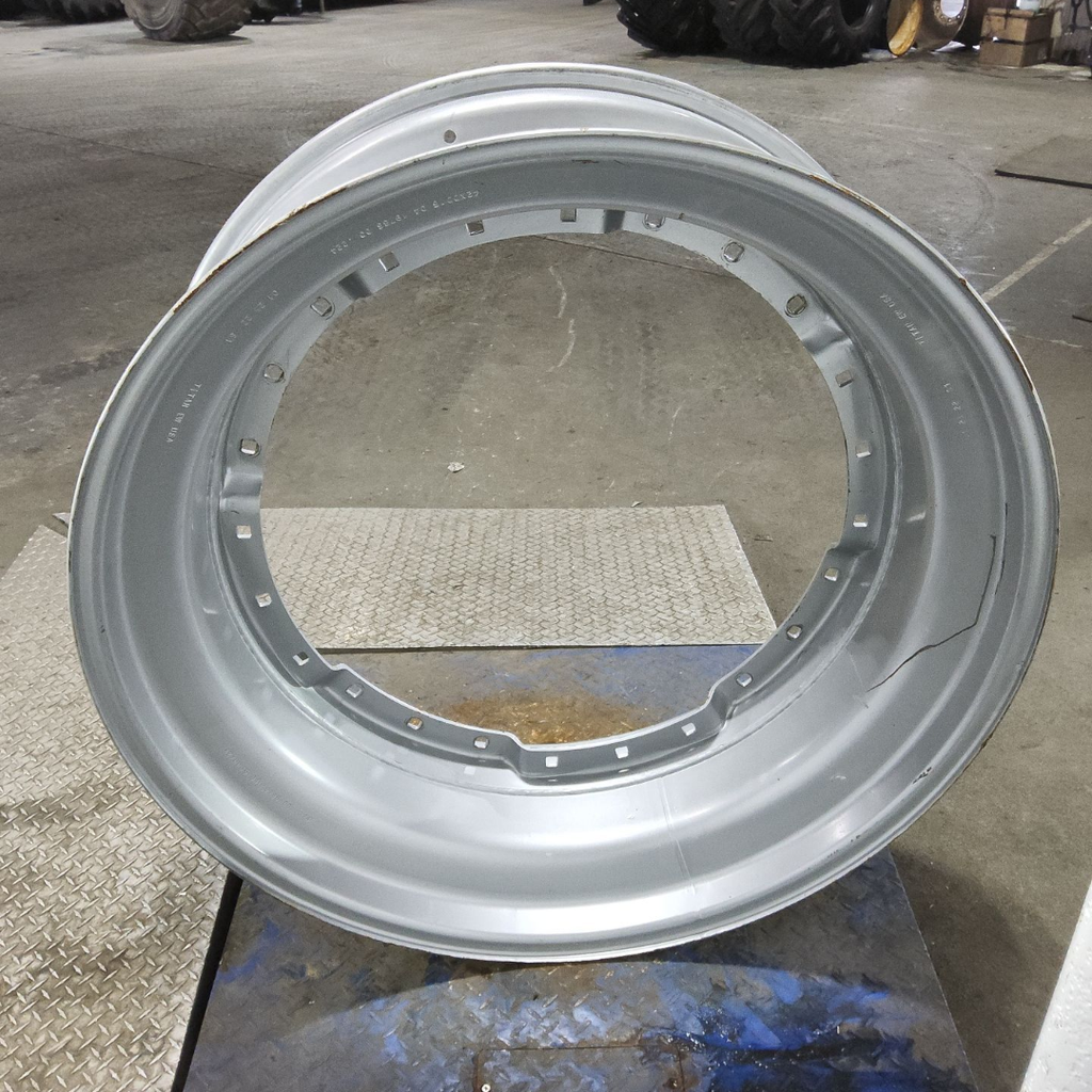 16"W x 42"D, Case IH Silver Mist 12-Hole Waffle Wheel (Groups of 3 bolts)