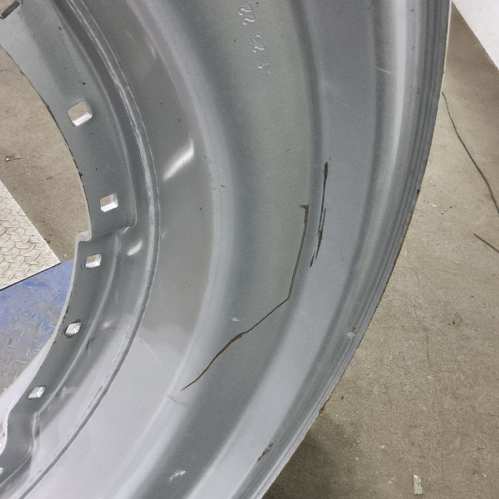 16"W x 42"D, Case IH Silver Mist 12-Hole Waffle Wheel (Groups of 3 bolts)