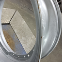 16"W x 42"D, Case IH Silver Mist 12-Hole Waffle Wheel (Groups of 3 bolts)