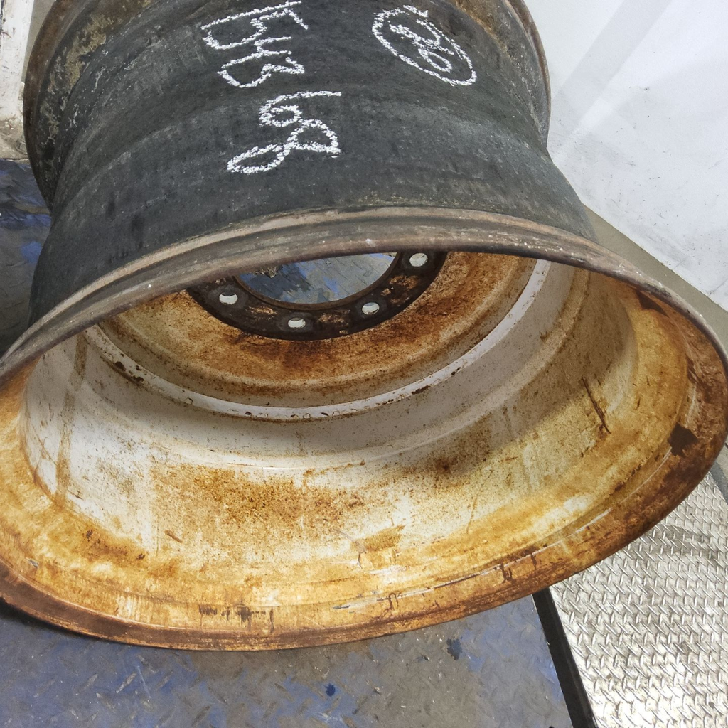 20"W x 26"D, New Holland White 8-Hole Formed Plate , 3.88" Offset