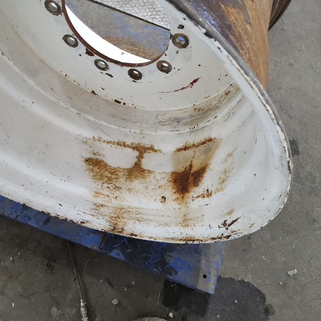 27"W x 32"D, New Holland White 10-Hole Formed Plate , 1.12" Offset