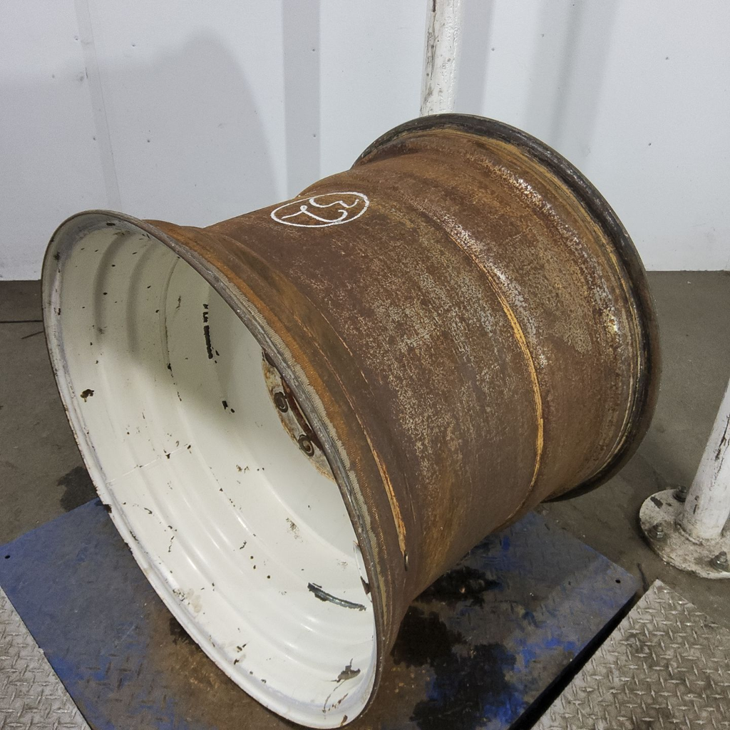27"W x 32"D, New Holland White 10-Hole Formed Plate , 1.12" Offset