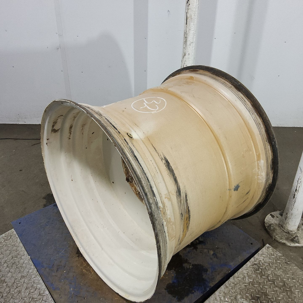 27"W x 32"D, New Holland White 10-Hole Formed Plate , 1.12" Offset