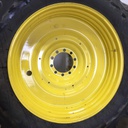480/80R50 Mitas AC85 Radial R-1W on Case IH Silver Mist 10-Hole Formed Plate W/Weight Holes 95%