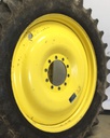 13"W x 46"D, John Deere Yellow 10-Hole Bubble Disc