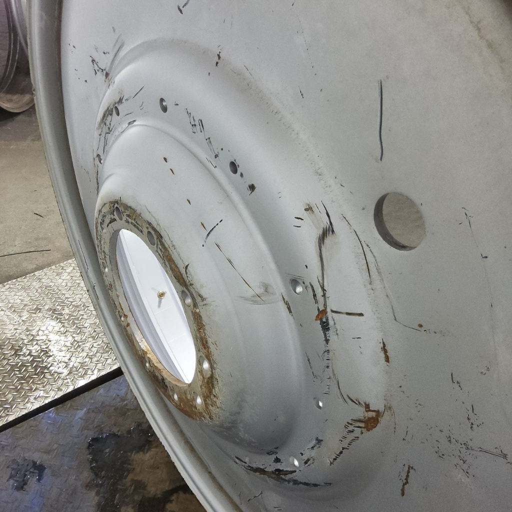 10"W x 54"D, Case IH Silver Mist 10-Hole Formed Plate , 5.25" Offset