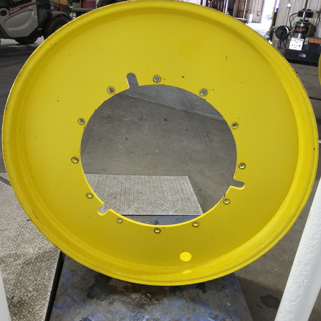 12"W x 54"D, John Deere Yellow 12-Hole Stub Disc , -3.62" Offset