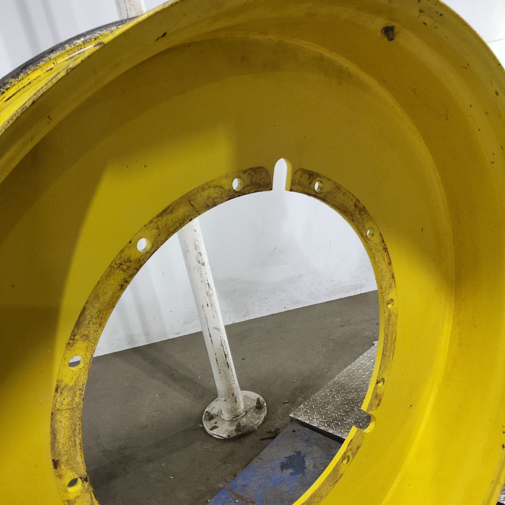 12"W x 54"D, John Deere Yellow 12-Hole Stub Disc , -3.62" Offset