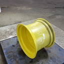 14"W x 20"D, John Deere Yellow 8-Hole Formed Plate , 7.56" Offset