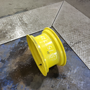 7"W x 15"D, John Deere Yellow 6-Hole Formed Plate , 4.25" Offset