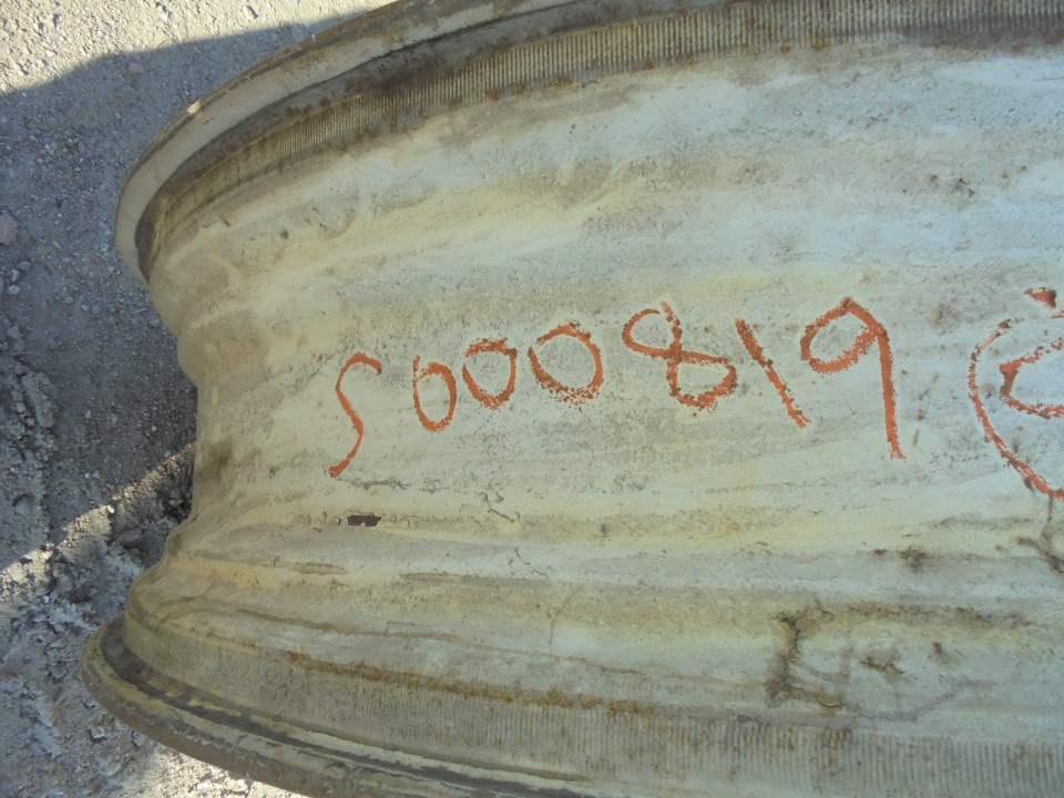 12"W x 50"D, John Deere Yellow 12-Hole Stub Disc