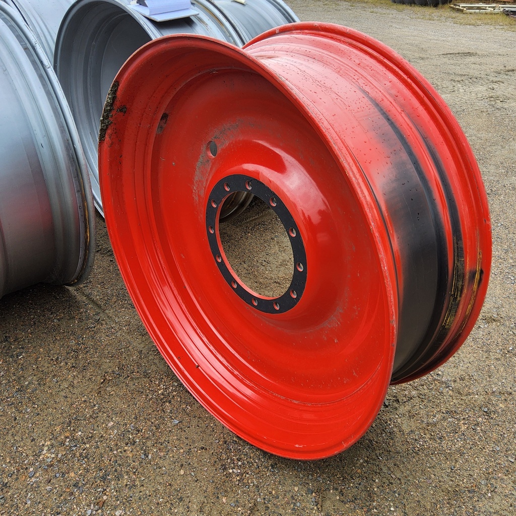 16"W x 46"D, Fendt/Agco Red 12-Hole Bubble Disc , -2.25" Offset