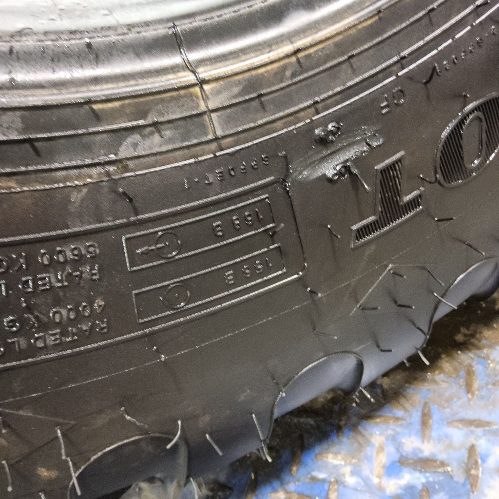 600/50R22.5 Goodyear Farm Super Flotation Radial I-3 168B 99%