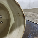 24"W x 22.5"D, Off White 10-Hole Flat Plate , -0.88" Offset