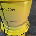 25"W x 26"D, John Deere Yellow 8-Hole Formed Plate