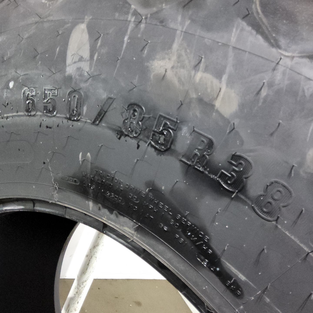 650/85R38 Firestone Radial Deep Tread 23 R-1W 173B 99%