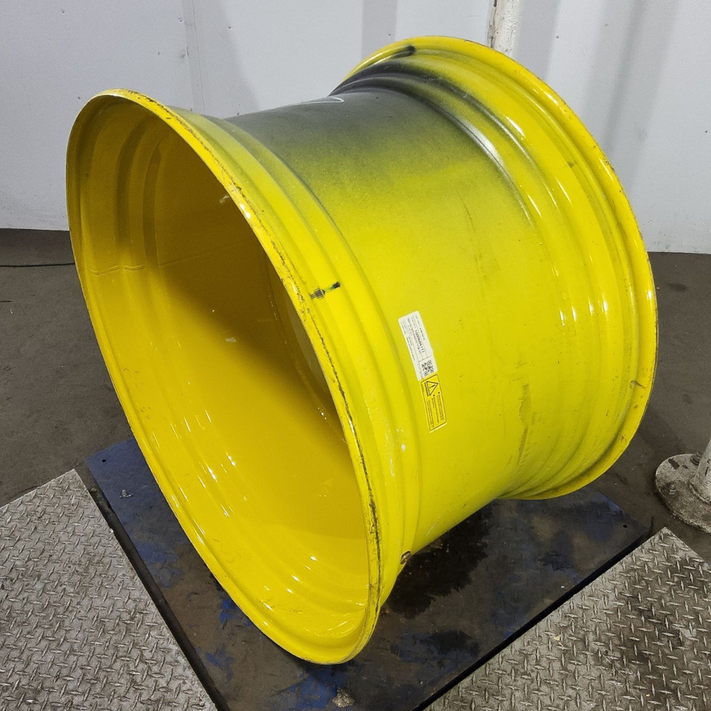 23"W x 38"D, John Deere Yellow 20-Hole Dolly Dual , -16.38" Offset