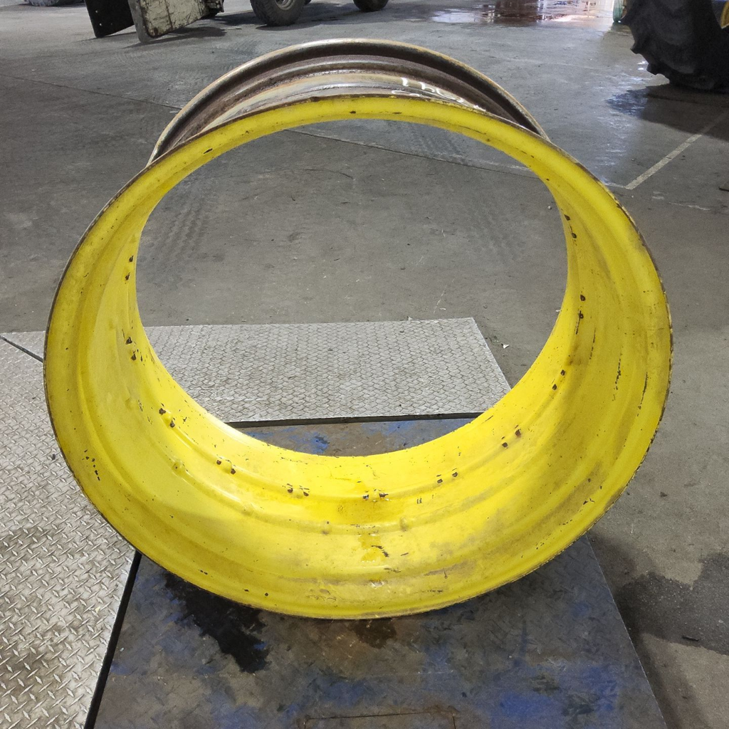 18"W x 38"D, John Deere Yellow Double Bevel , 9.75" Offset