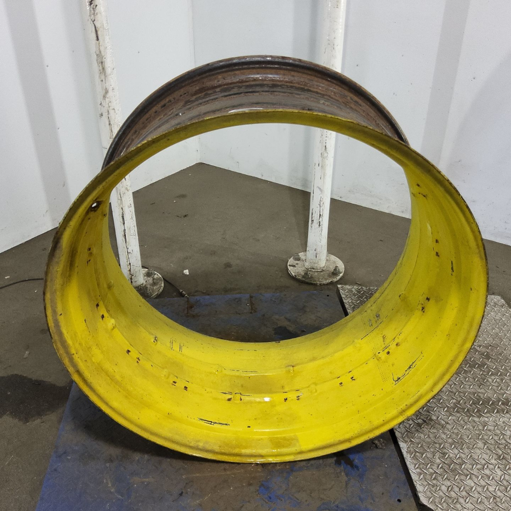 18"W x 38"D, John Deere Yellow Double Bevel , 9.75" Offset