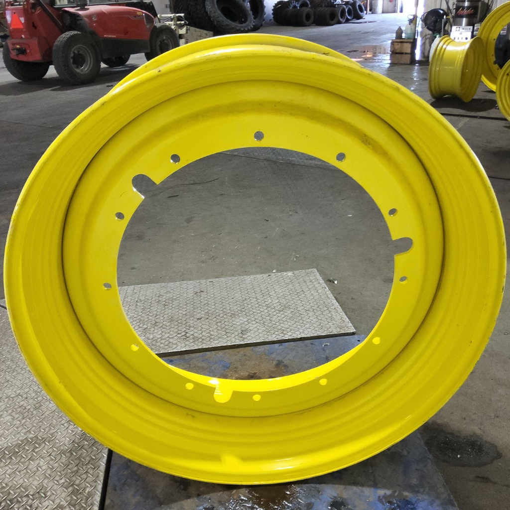 16"W x 46"D, John Deere Yellow 12-Hole Stub Disc , -3.5" Offset