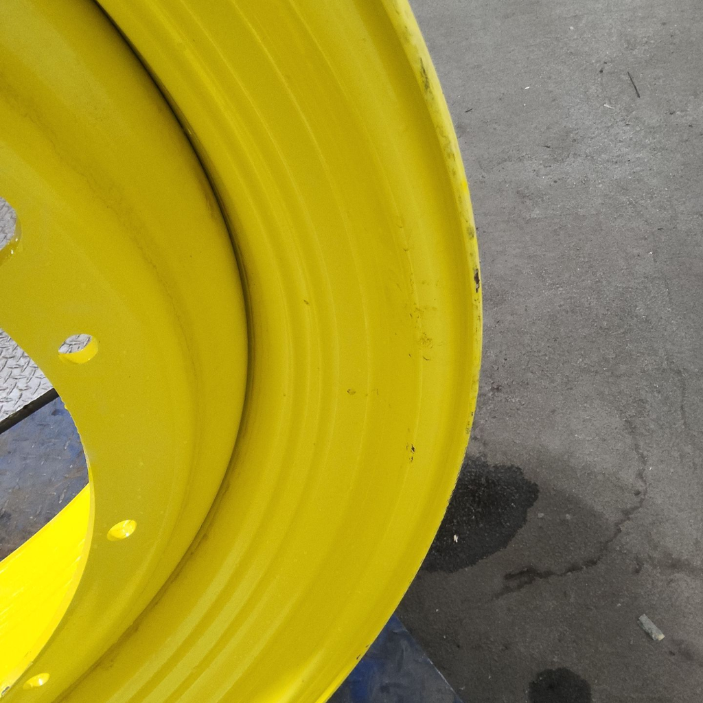 16"W x 46"D, John Deere Yellow 12-Hole Stub Disc , -3.5" Offset