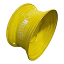 15"W x 30"D, John Deere Yellow 12-Hole Waffle Wheel (Groups of 3 bolts) , 2.5" Offset
