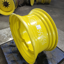 15"W x 30"D, John Deere Yellow 12-Hole Waffle Wheel (Groups of 3 bolts) , 2.5" Offset