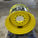 27"W x 32"D, John Deere Yellow 10-Hole Formed Plate , 2.62" Offset
