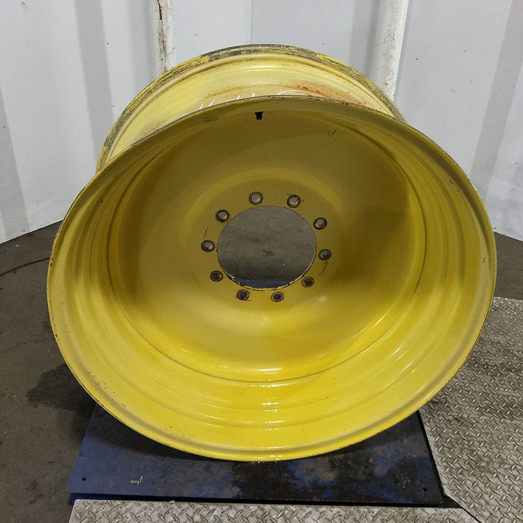 20"W x 38"D, John Deere Yellow 10-Hole Formed Plate Sprayer , -1.88" Offset