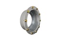 10 to 10-Hole 7"L Extension Starter Hat(For 2-pc Spool Style), Case IH Silver Mist