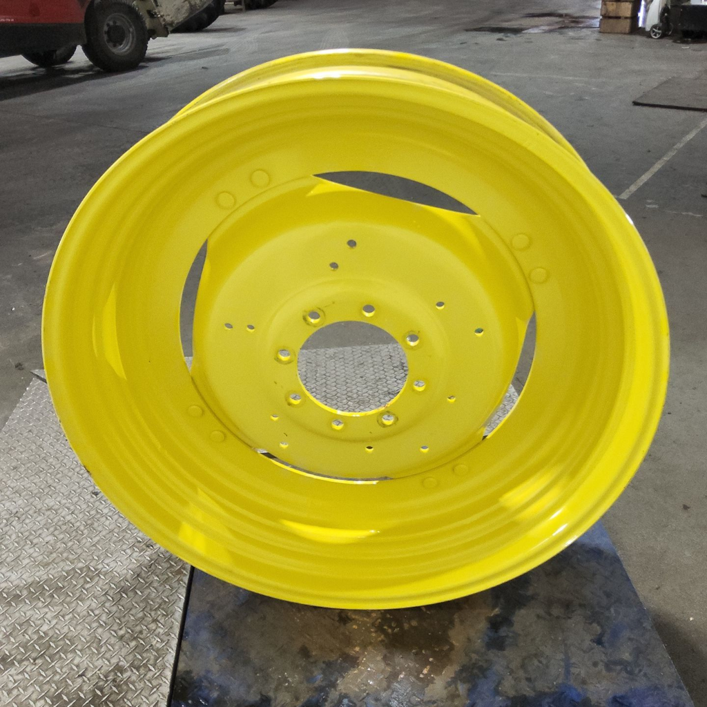 10"W x 42"D, John Deere Yellow 8-Hole Stub Disc (groups of 2 bolts) , 5.38" Offset