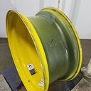 18"W x 42"D, John Deere Yellow 20-Hole Dolly Dual , -15.38" Offset