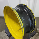 18"W x 42"D, John Deere Yellow 20-Hole Dolly Dual , -15.12" Offset