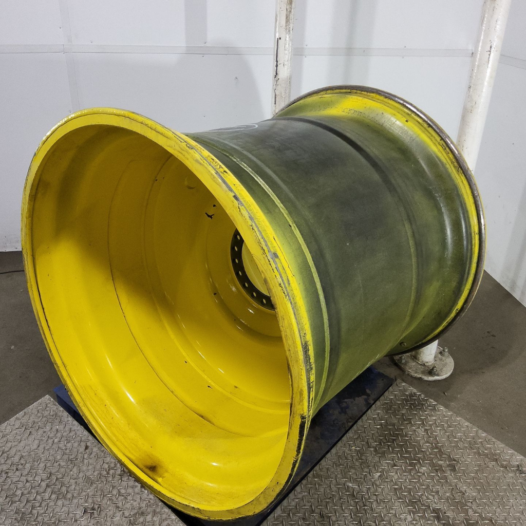 44"W x 46"D, John Deere Yellow 20-Hole Formed Plate , 1.12" Offset
