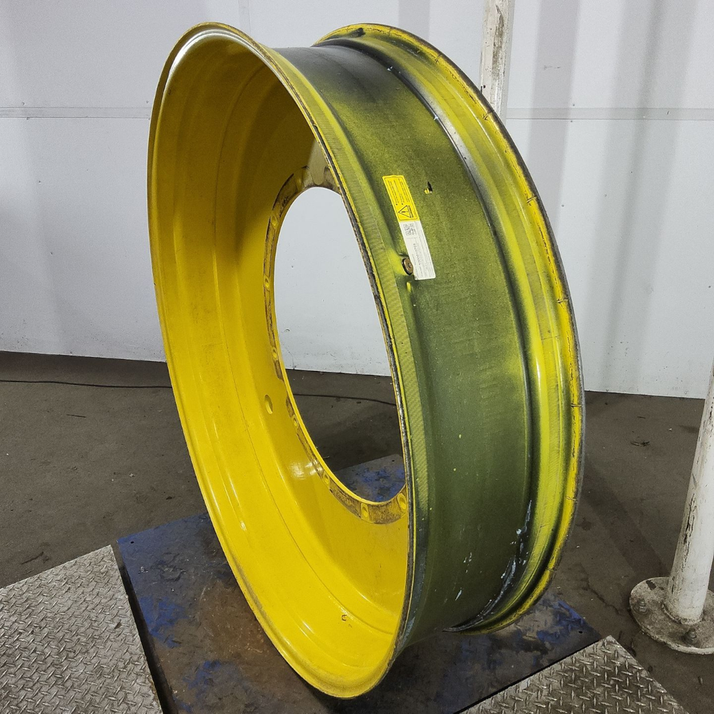 12"W x 54"D, John Deere Yellow 12-Hole Stub Disc , -3.38" Offset