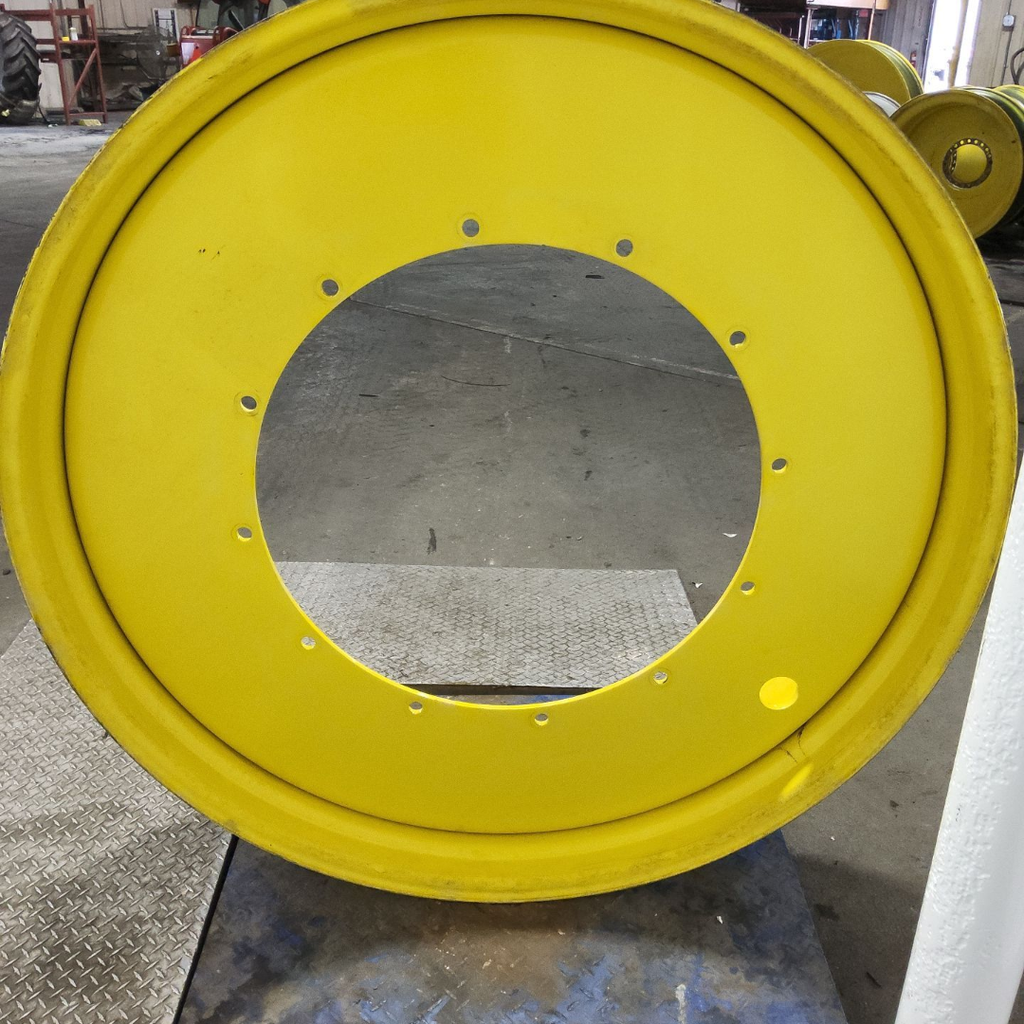 12"W x 54"D, John Deere Yellow 12-Hole Stub Disc , -3.38" Offset