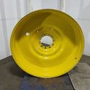 12"W x 54"D, John Deere Yellow 10-Hole Formed Plate , -9.25" Offset