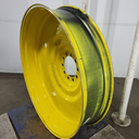 12"W x 54"D, John Deere Yellow 10-Hole Formed Plate , -9.25" Offset