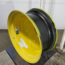 18"W x 42"D, John Deere Yellow 20-Hole Dolly Dual , -15.12" Offset