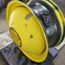 18"W x 42"D, John Deere Yellow 20-Hole Dolly Dual , -15.12" Offset