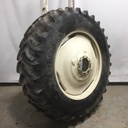 480/80R38 Goodyear Farm Dyna Torque Radial R-1 on Case IH Silver Mist 9-Hole Formed Plate 65%