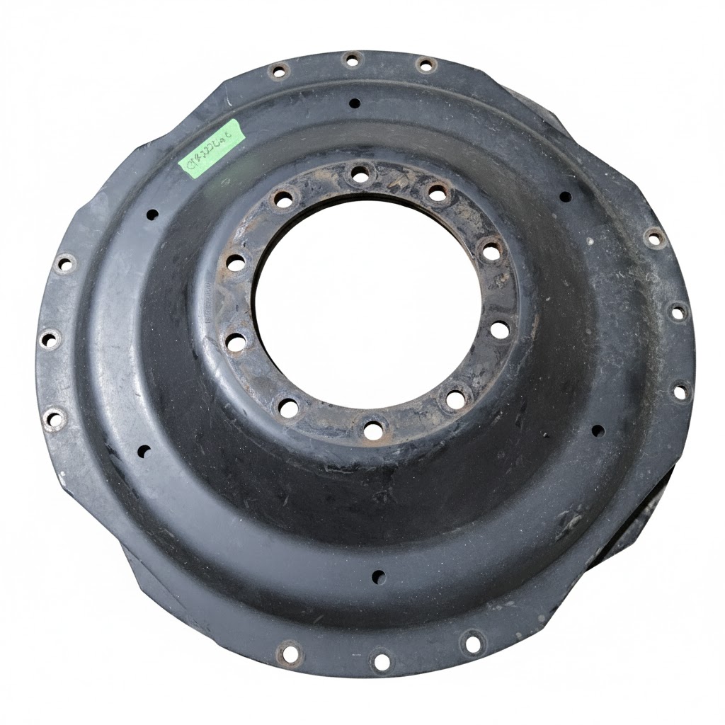 10-Hole Waffle Wheel (Groups of 3 bolts) Center for 38"-54" Rim, Black