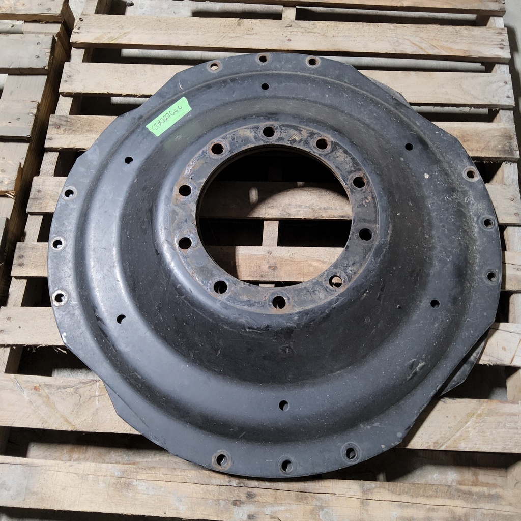 10-Hole Waffle Wheel (Groups of 3 bolts) Center for 38"-54" Rim, Black