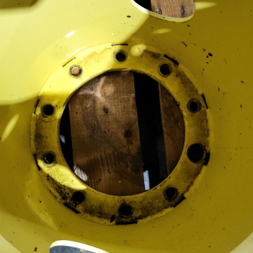 10 to 10-Hole 15.5"L FWD Spacer, John Deere Yellow