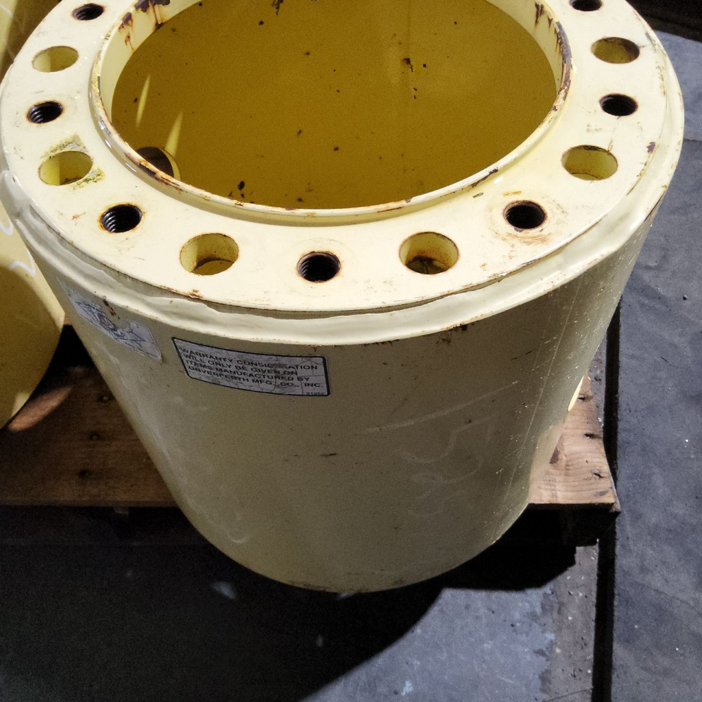 10 to 10-Hole 15.5"L FWD Spacer, John Deere Yellow