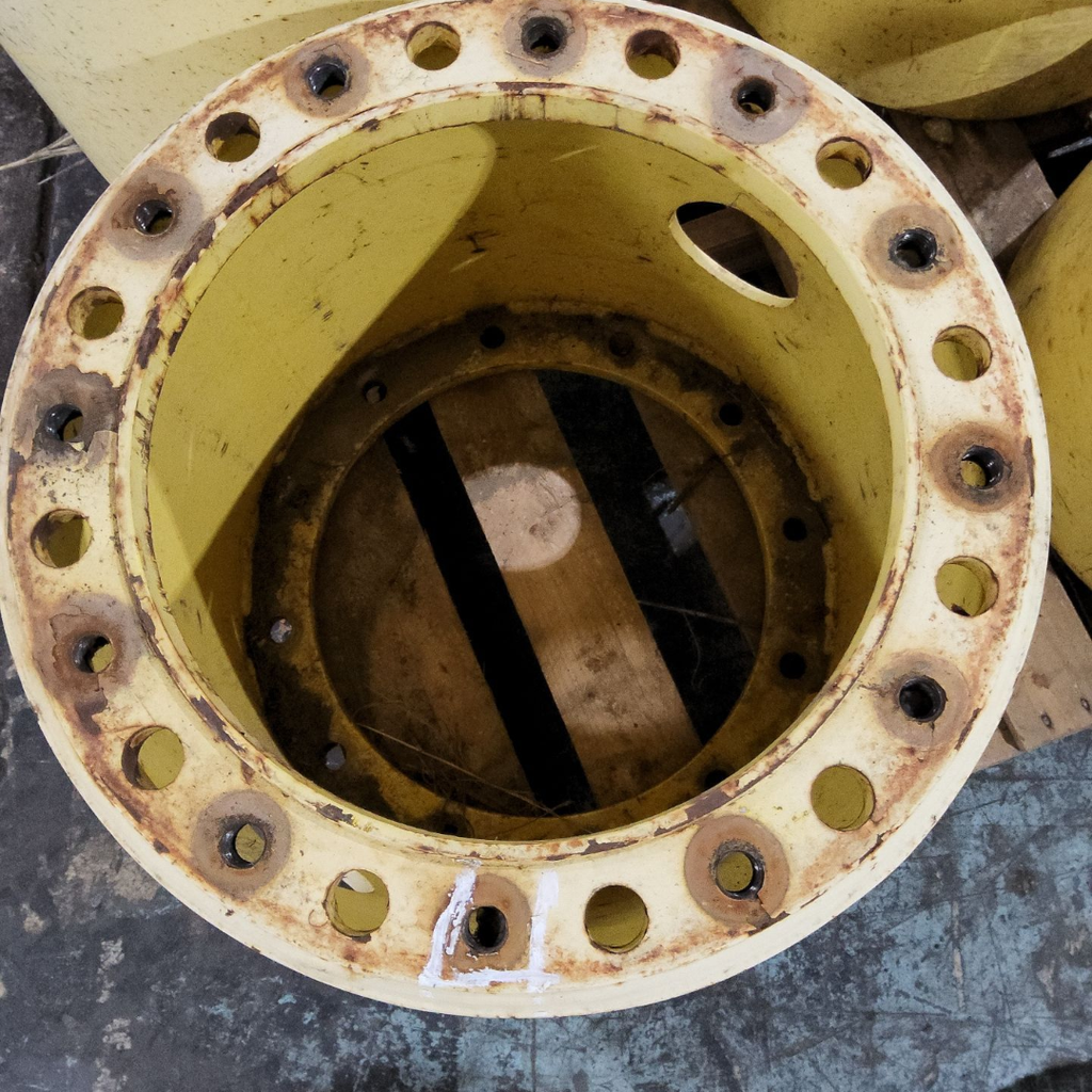 12 to 12-Hole 16"L FWD Spacer, John Deere Yellow