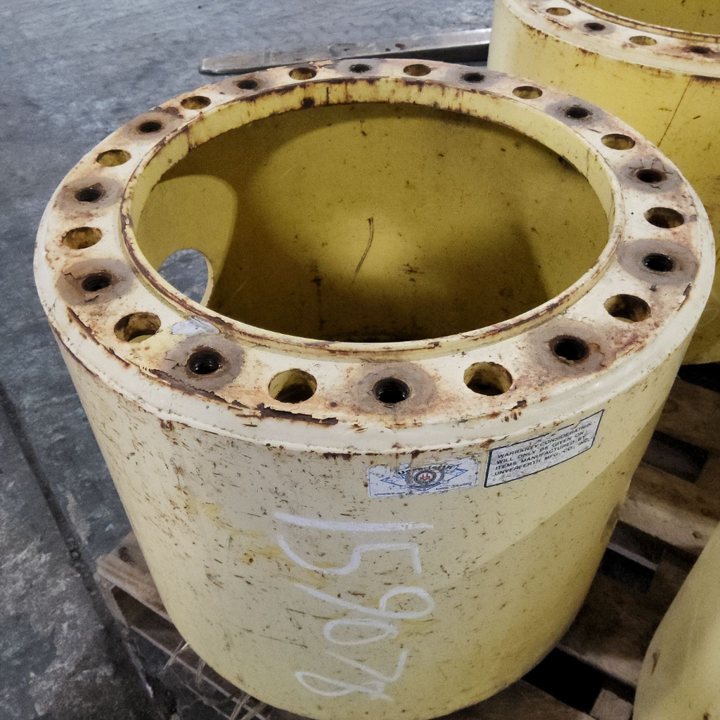 12 to 12-Hole 16"L FWD Spacer, John Deere Yellow