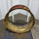 16"W x 38"D, John Deere Yellow Double Bevel