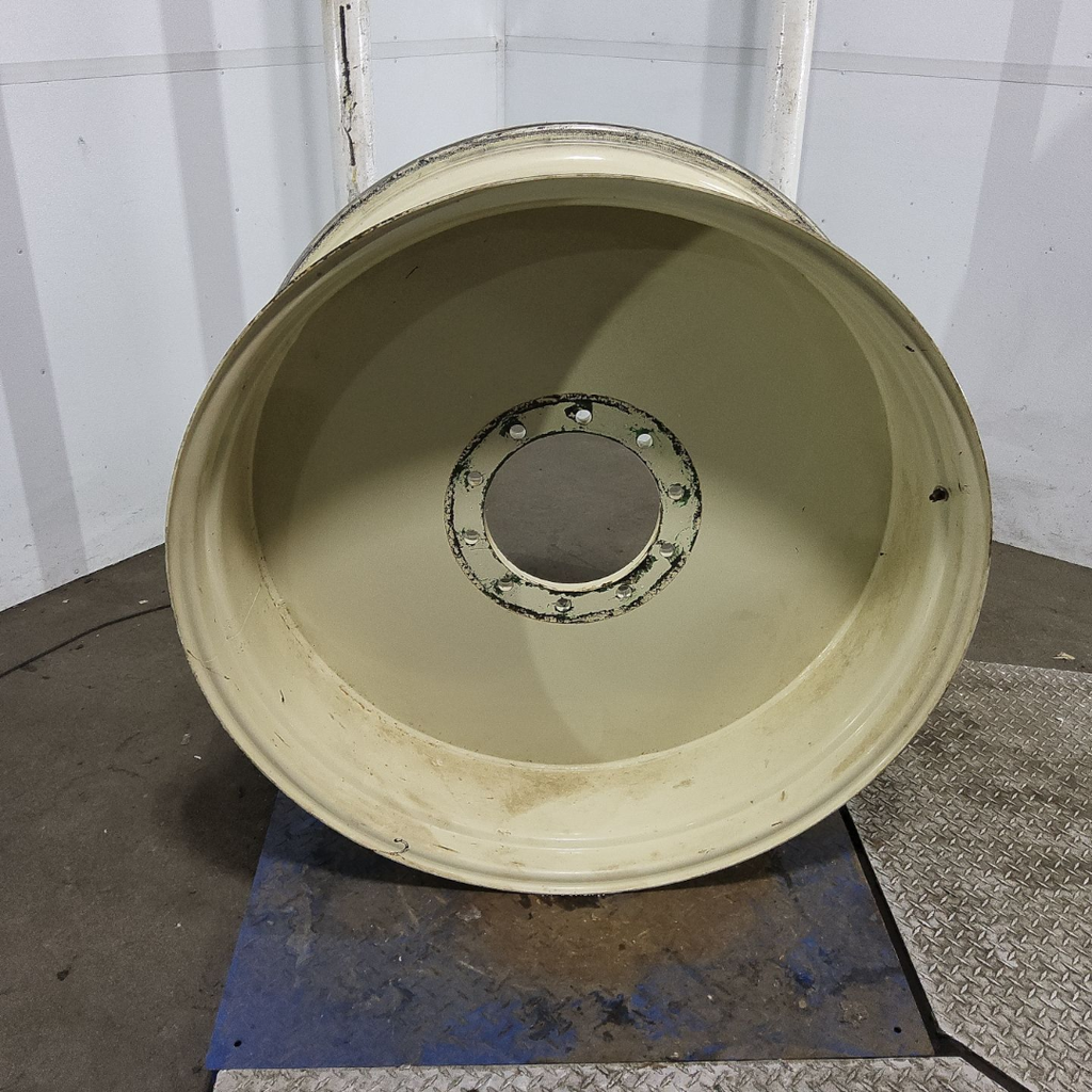 16"W x 42"D, Off White 10-Hole Flat Plate , -1.75" Offset