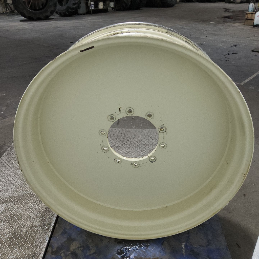 16"W x 42"D, Off White 10-Hole Flat Plate , -1.75" Offset